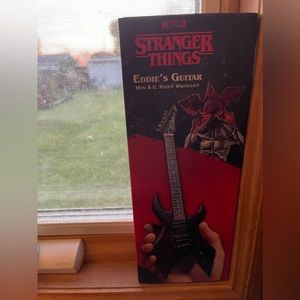 Eddie Munsons B.C Rich Warlock Mini Replica Guitar